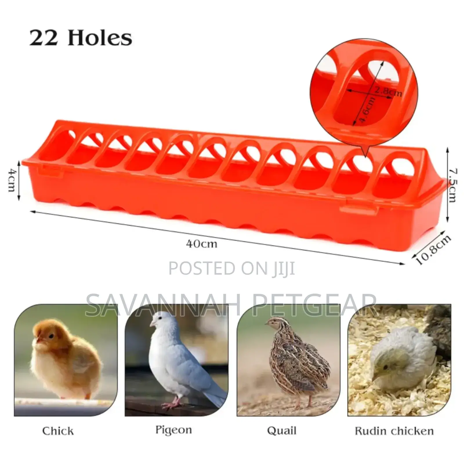 Datachable,Anti-Splash Chicks and Chicken, Quail Trough Feeder