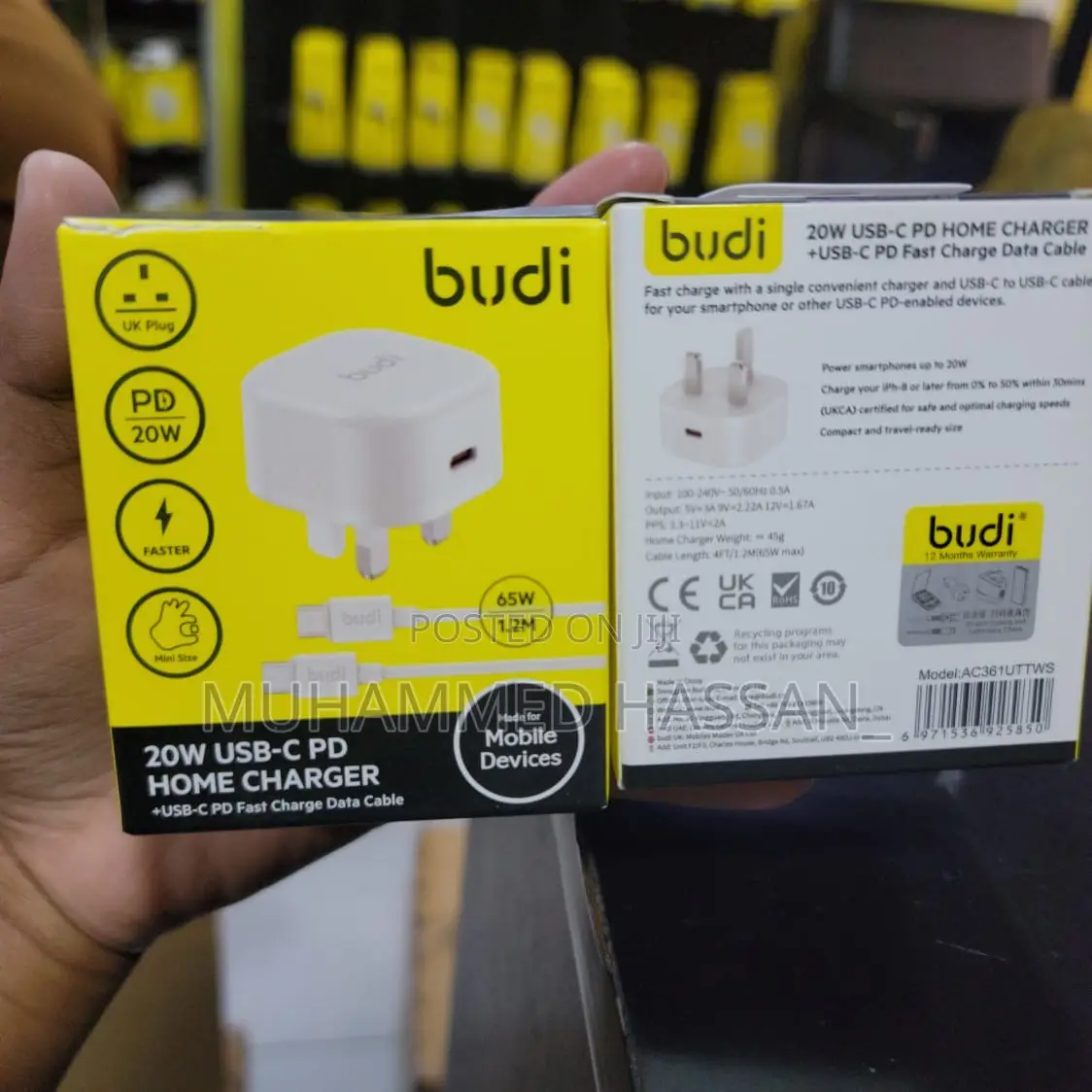 C to C Budi Charger 20w