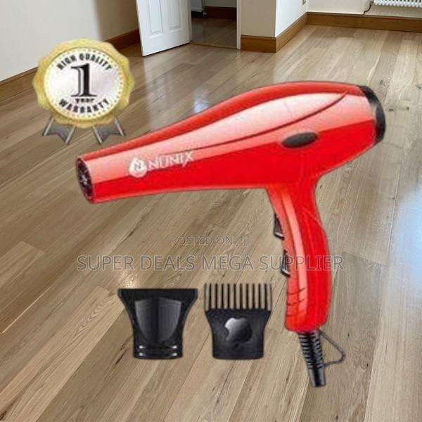 Nunix Hd01 Red Blowdry– Powerful Hair Dryer for Daily Styling