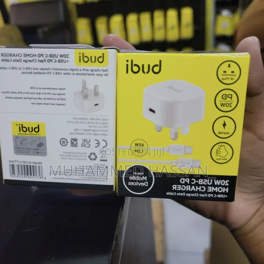 C to C Budi Charger 20w
