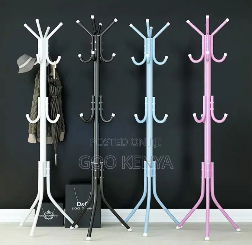 Home/Office Coat Hanger; Multi-Purpose Steel Coat Hook Rack