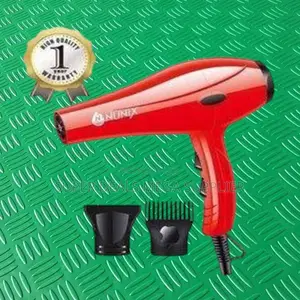 Nunix Hd01 Red Blowdryer Sleek Design, Heat and Speed Options