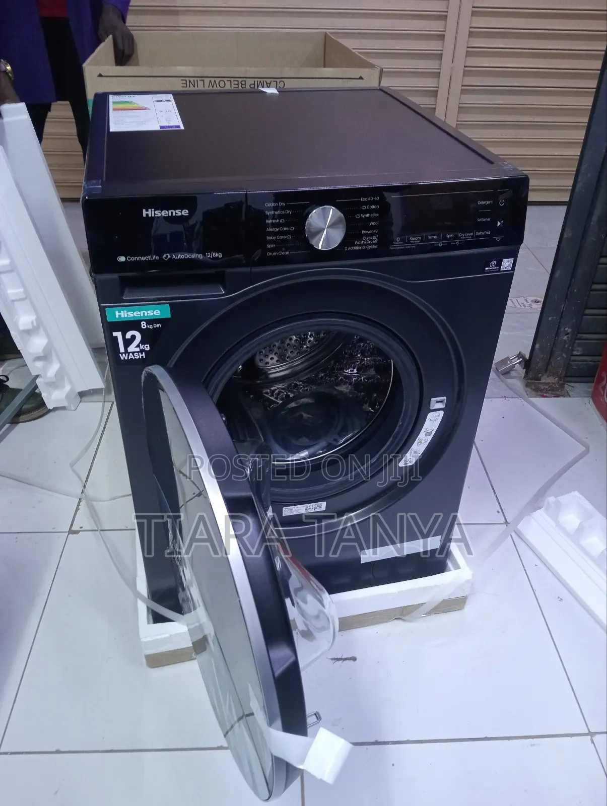 Hisense Full Automatic Front Load 12kg and 8kg Dryer Washing Machine