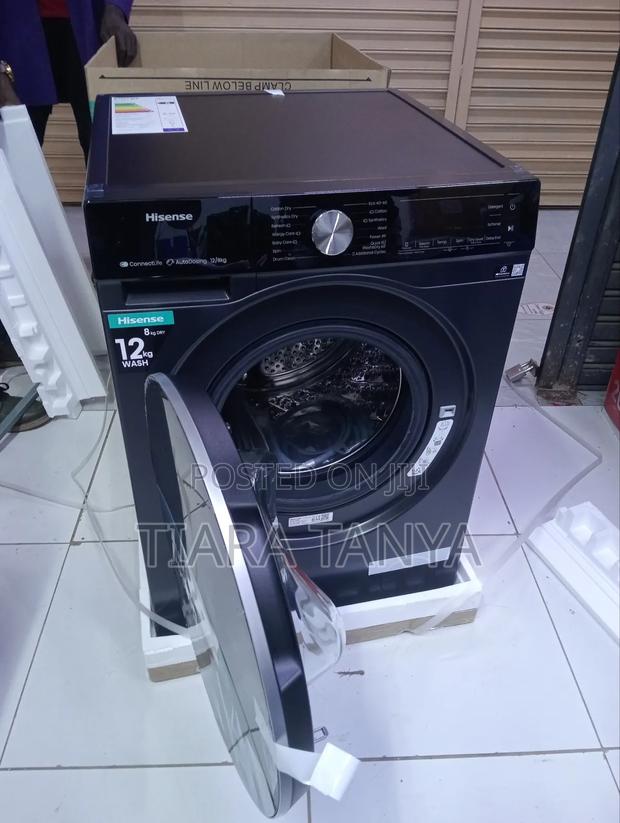 Hisense Full Automatic Front Load 12kg and 8kg Dryer Washing Machine - thumbnail 4