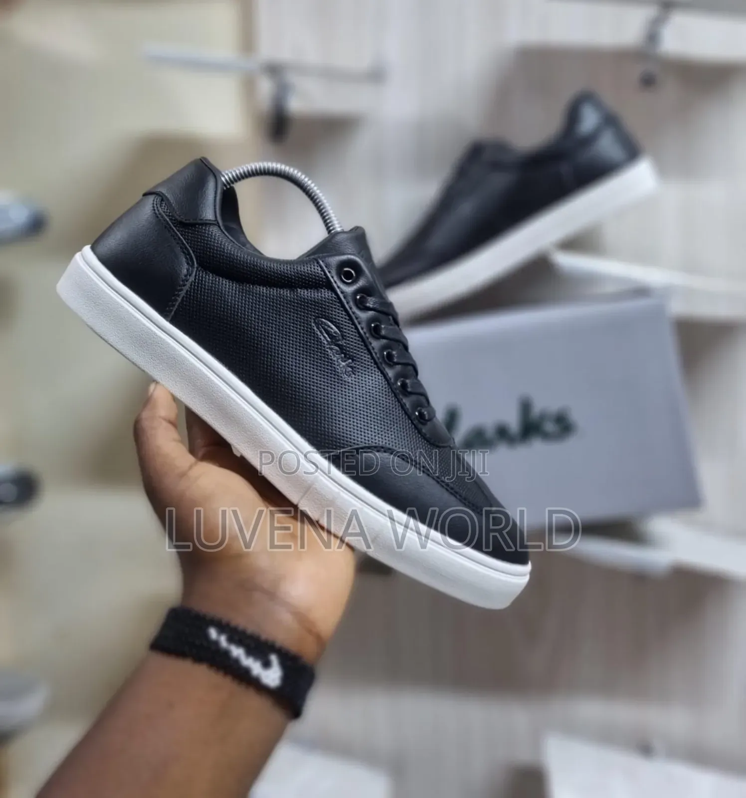 Grey Black Casual Clarks