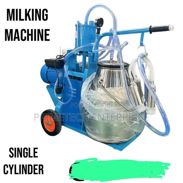 Single Cylinder Electric Milking Machine - main view