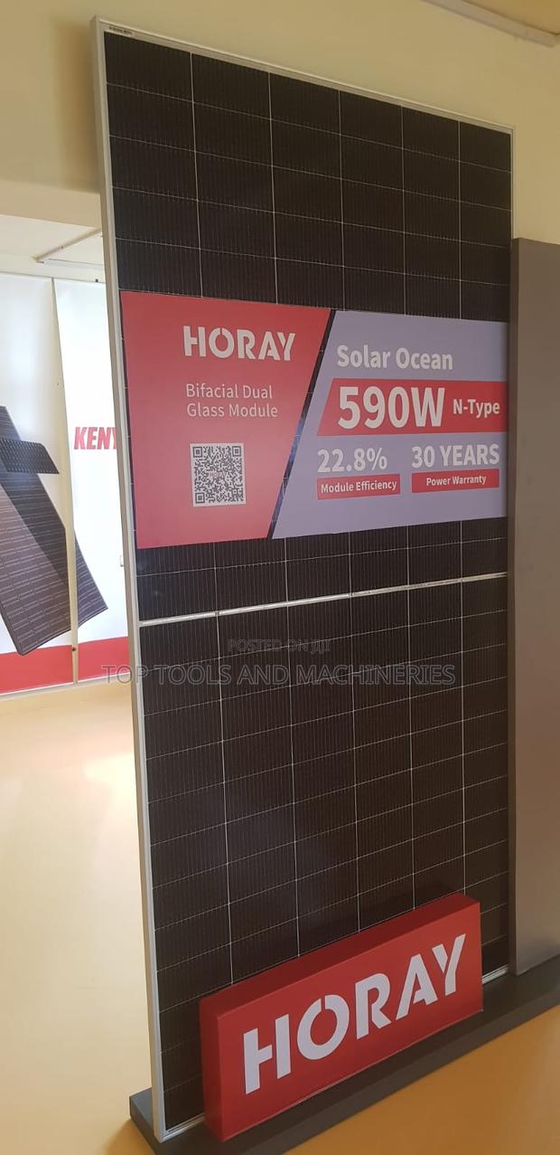 Horay Bifacial Dual Glass Module 590 Watts Solar Panel