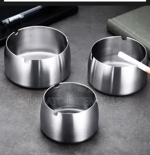 Stainless Steel Ashtray for Home Office Bar