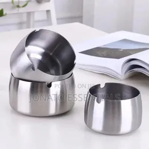 Stainless Steel Ashtray for Home Office Bar