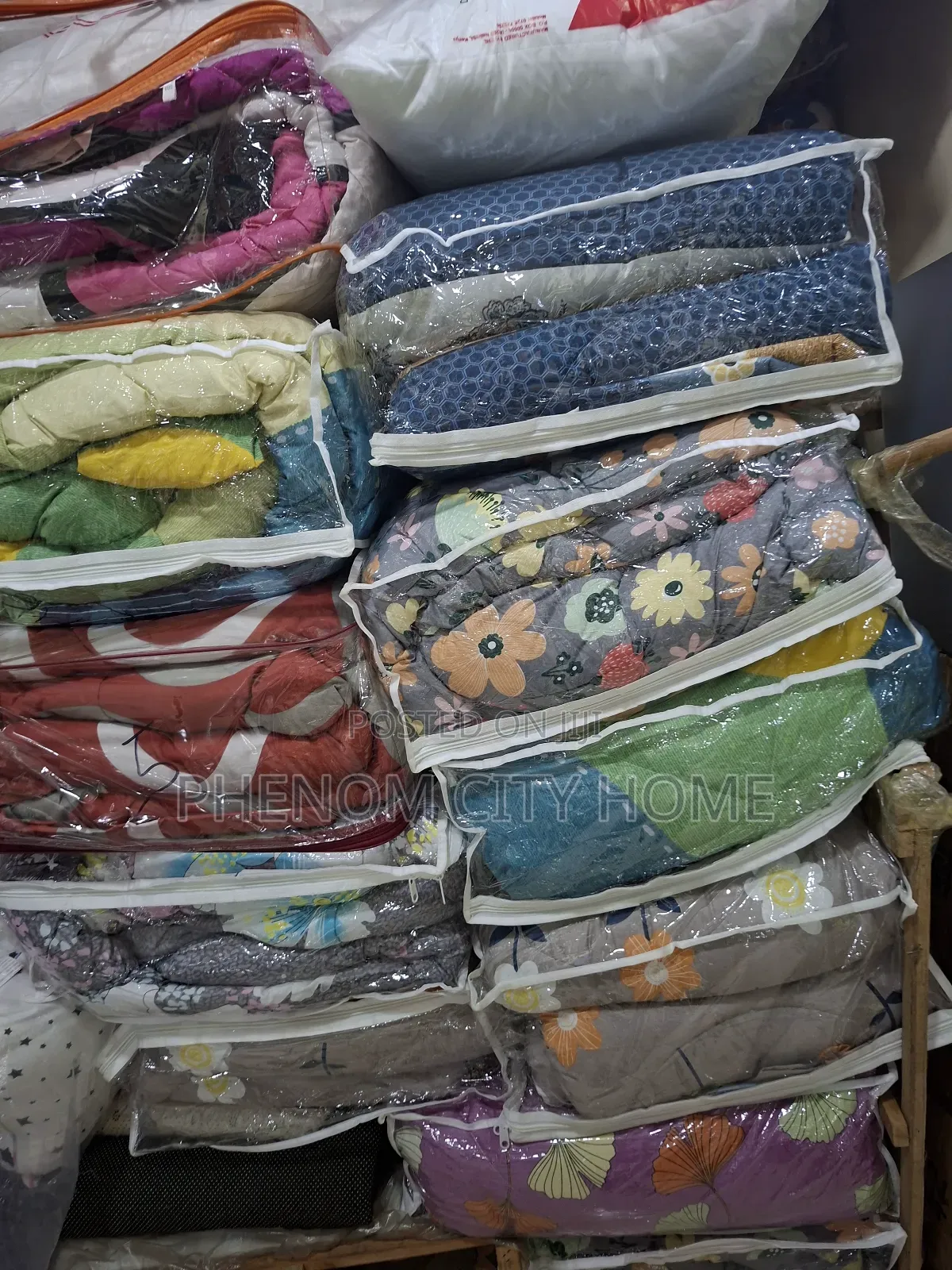 Cotton Patterned Duvet Set Available