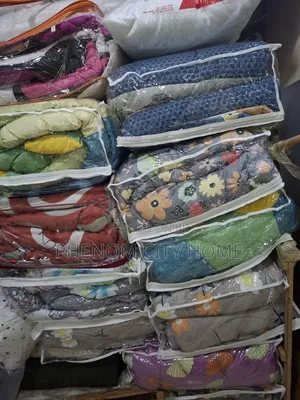 Cotton Patterned Duvet Set Available