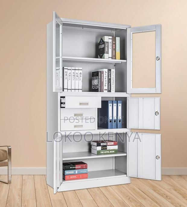 Office Cabinet : Lockable Office Cabinet With Safe - thumbnail 2