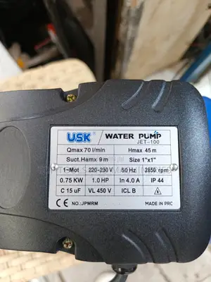 Usk 1.0hp Surface Water Pump 1hp Jet-100