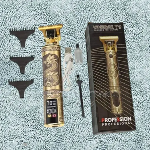 Powerful Low Noise Motor Led T9 Dragon Hair Clippers Electric Trimmer
