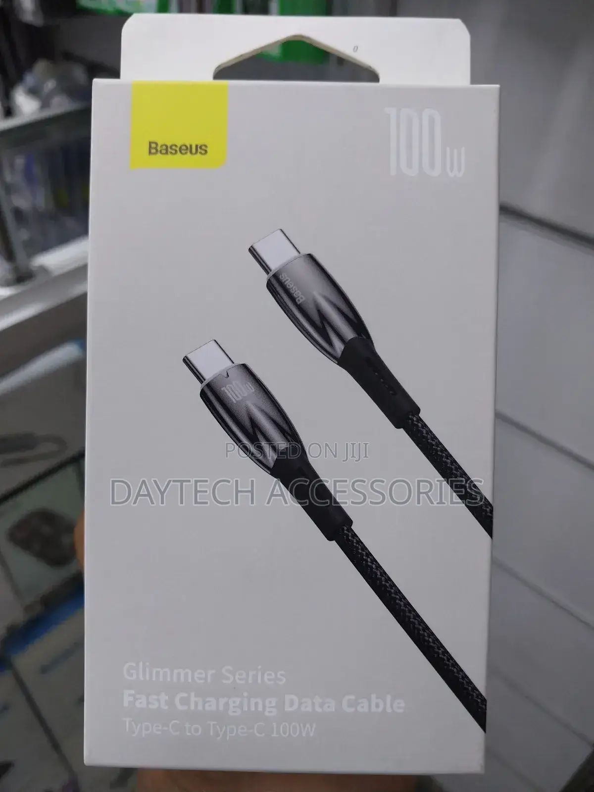 Baseus Fast Charging Data Cable Type-C to Type-C 100w (1m, Black)