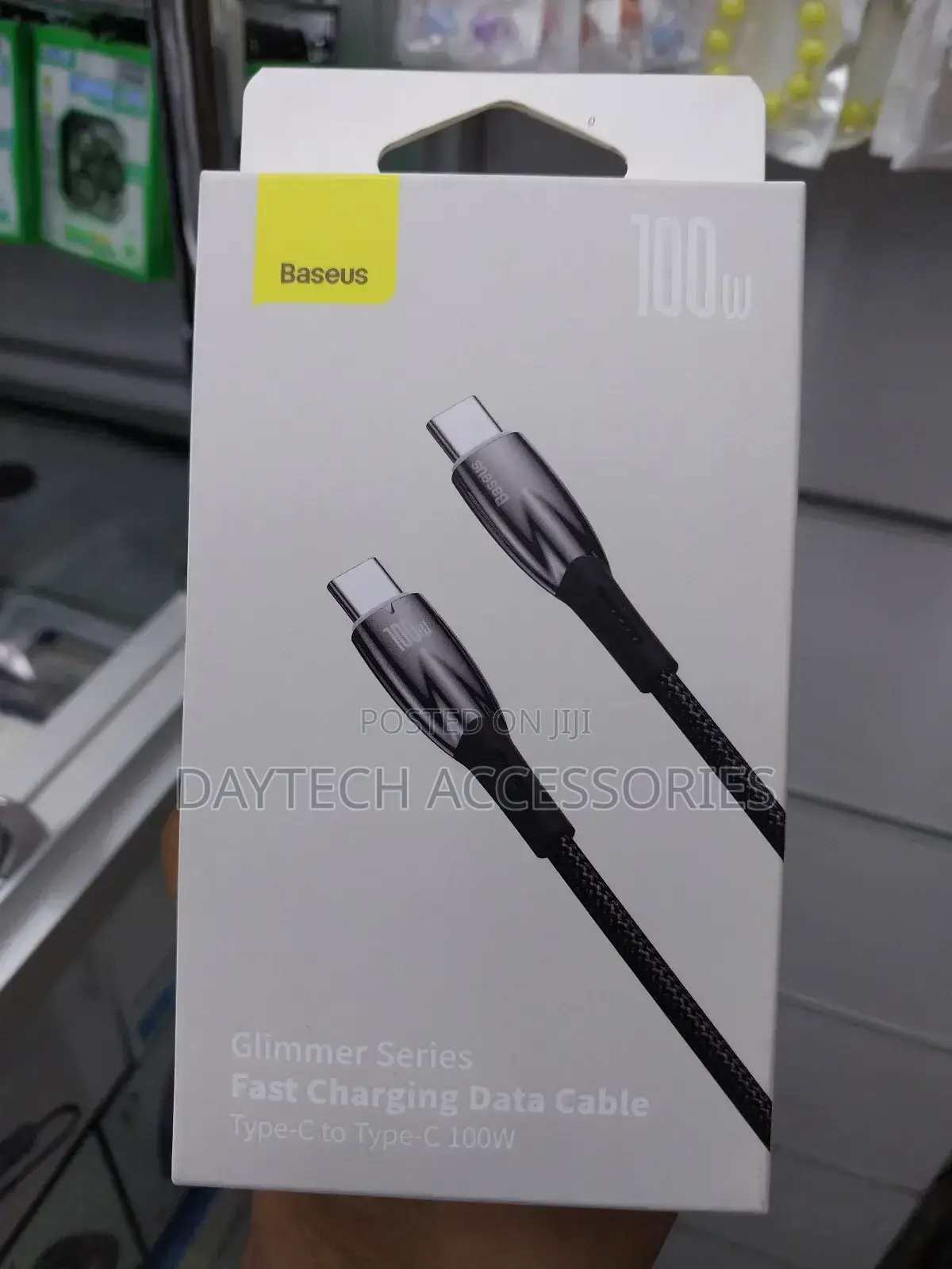 Baseus Fast Charging Data Cable Type-C to Type-C 100w (1m, Black)
