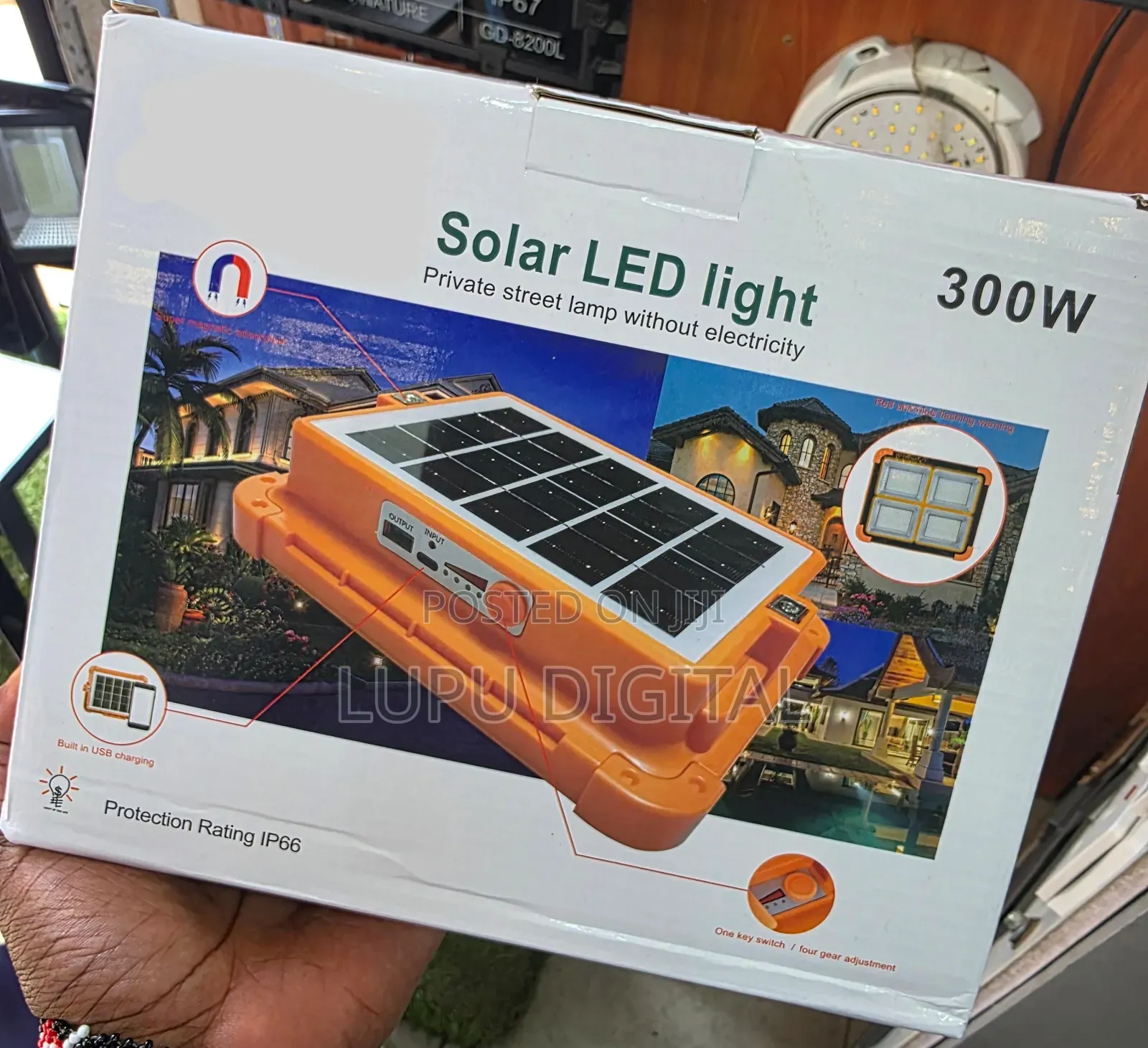 300w Solar Led Street Light Ip66 Private Emergency Outdoor Floodlight
