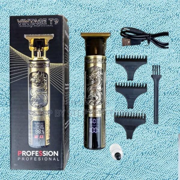 Long-Lasting Battery T9 Dragon Electric Led Hair Clipper Beard Trimmer