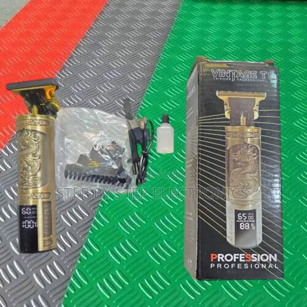 Classic Design T9 Dragon Electric Hair Clipper Beard Trimmer With Led