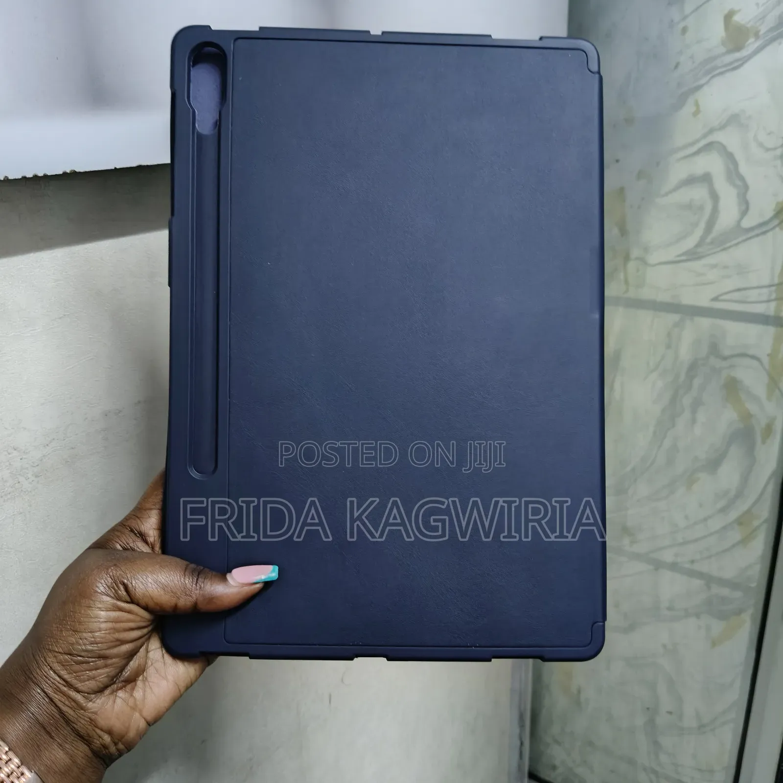 Samsung Galaxy Tab S9fe Plus Flip Case With Pen Holder
