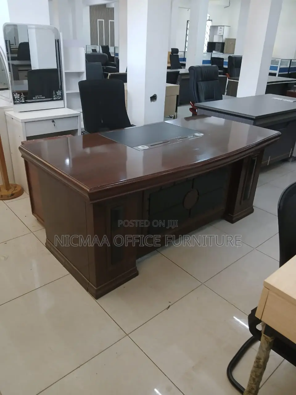 1600mm Full Mahogany Executive Desk