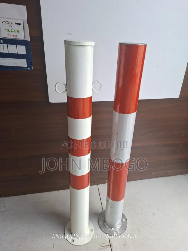 Metallic Traffic Bollard - main view