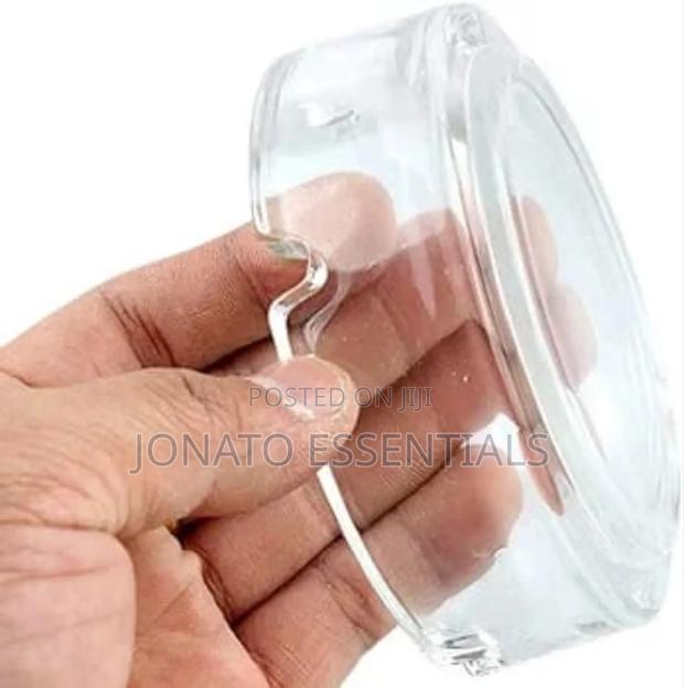 Glass Cigarette Ashtray For Home, Office, Bars. Heavy Duty - thumbnail 4