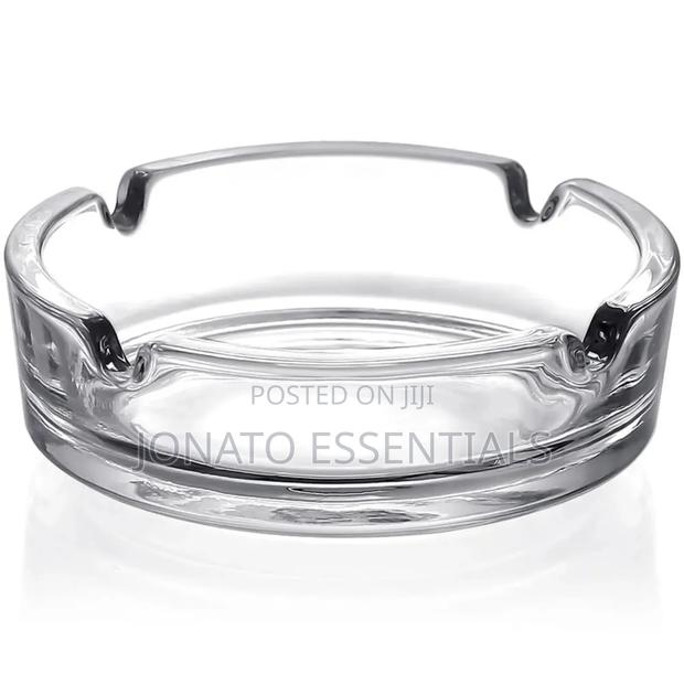 Glass Cigarette Ashtray For Home, Office, Bars. Heavy Duty - thumbnail 5