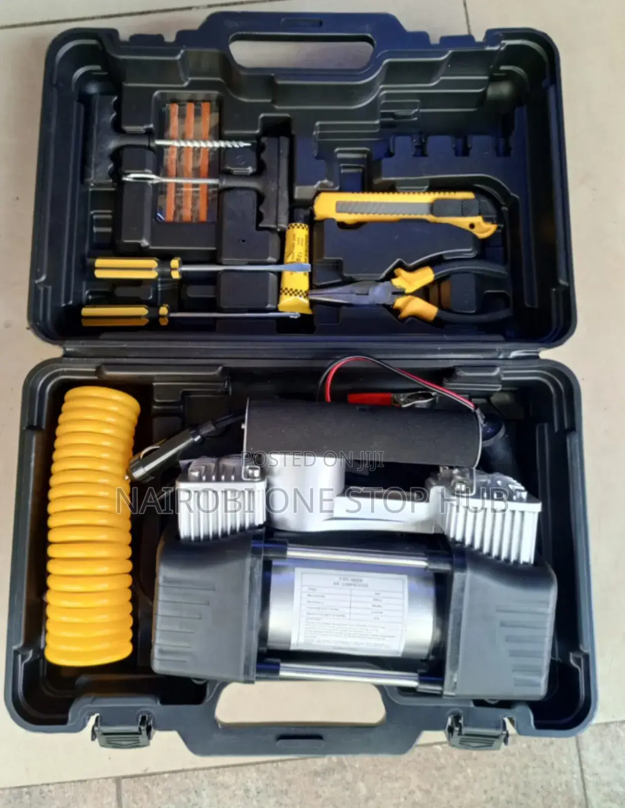 Multifunction Tire Inflator With and Tubeless Repair