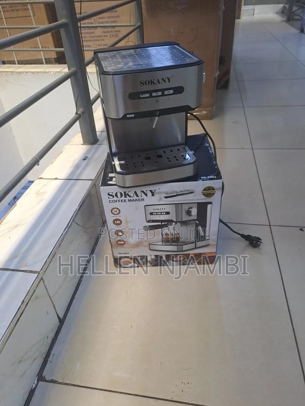 Sokany Semi-Automatic Espresso and Cappuccino Maker 850w - thumbnail 2