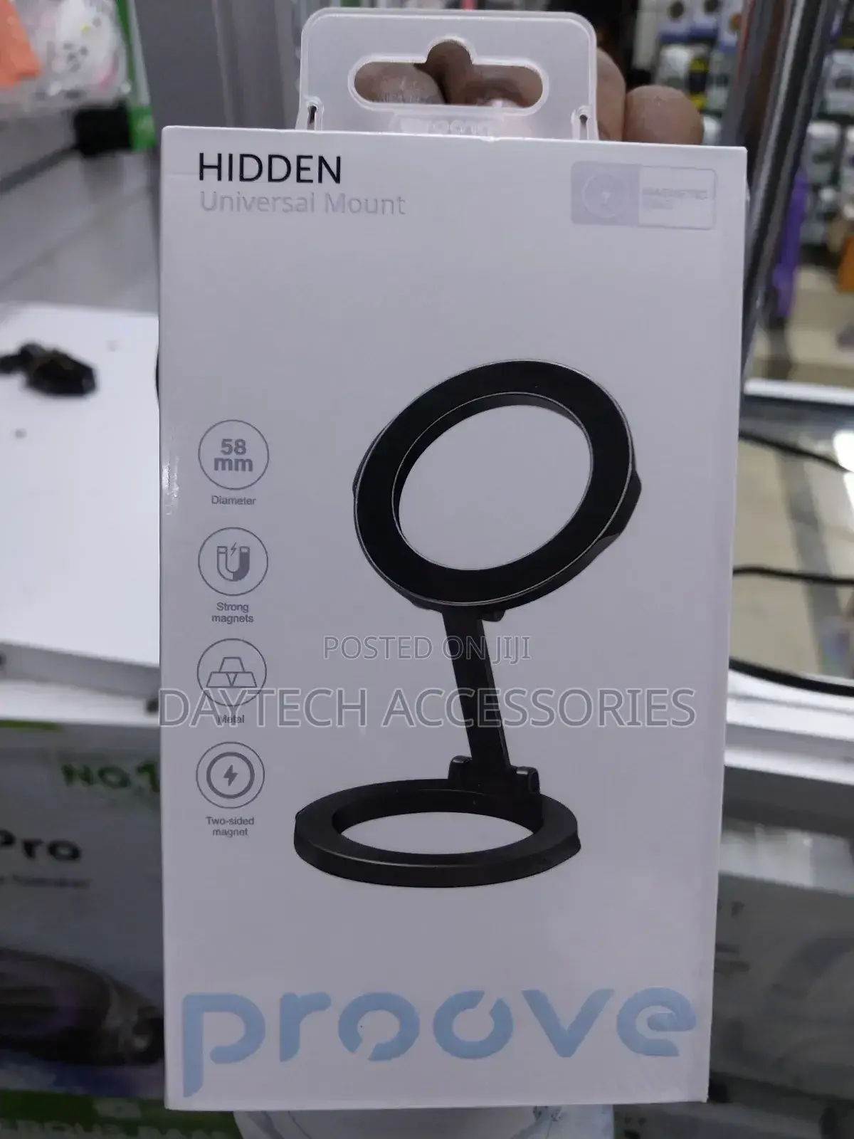 Proove Hidden Universal Magnetic Type Car Phone Holder Mount.