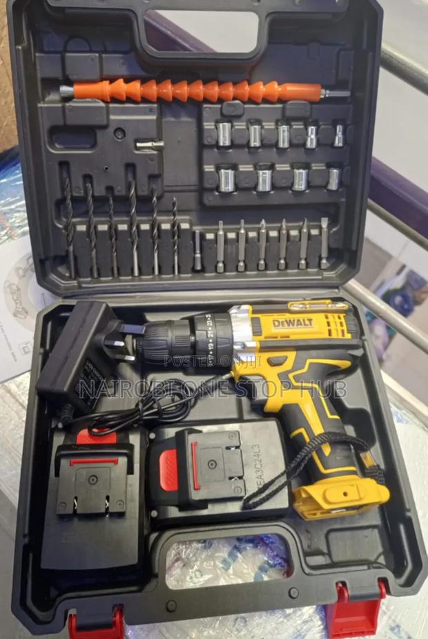 Multifunction Cordless Drill With Complete Accessories - main view