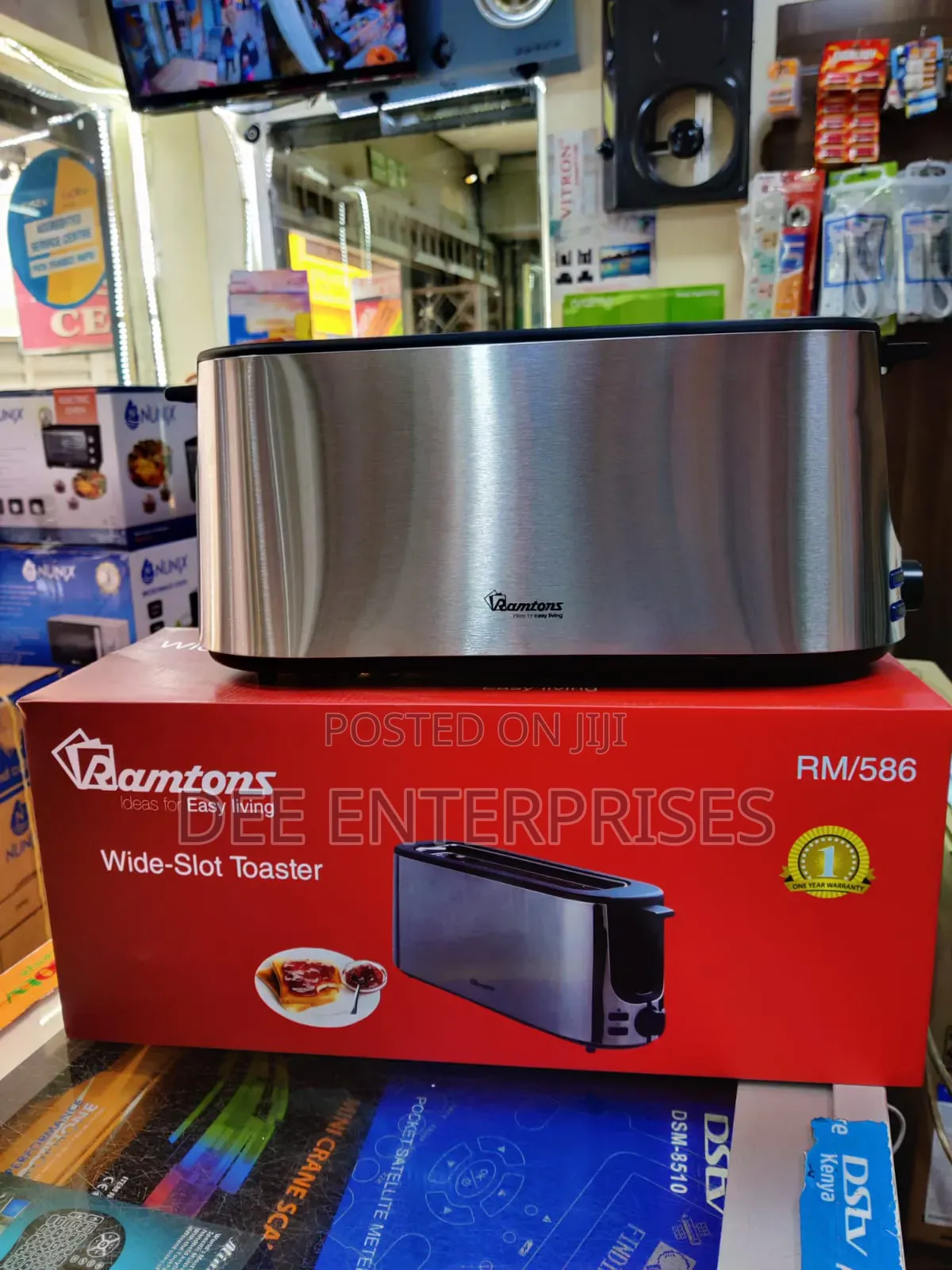 Ramtons Wide Slot Toaster