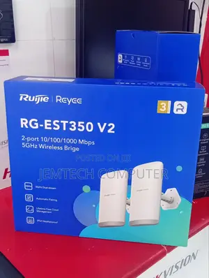 Ruijie Rg-est350 V2, 5ghz Dual-stream 802.11ac 5km Wireless Bridge