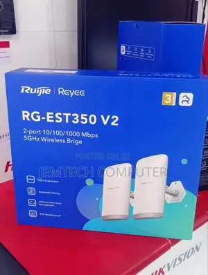 Ruijie Rg-est350 V2, 5ghz Dual-stream 802.11ac 5km Wireless Bridge