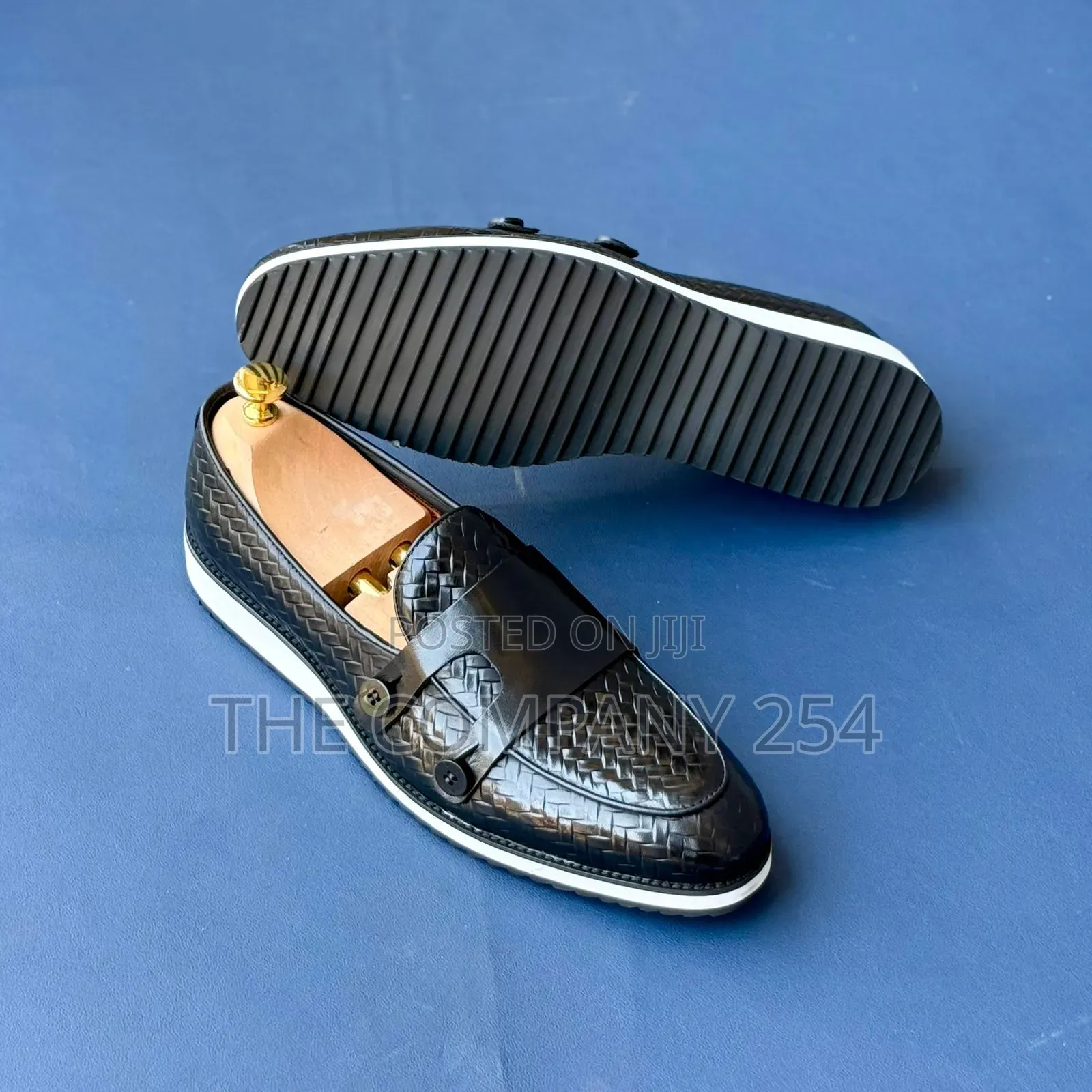 Quality Leather Casual Flat Rubber Sole Mens Official Shoes