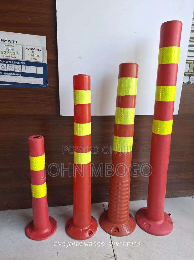 Warning Post / Reflective Traffic Bollards - main view