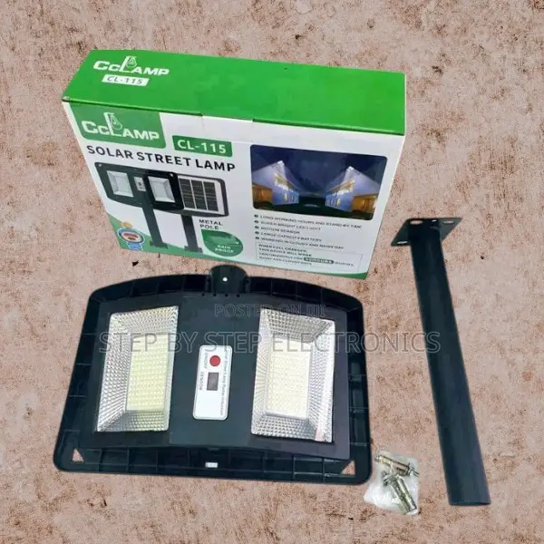 Cclamp Bright 200w Solar Street Lamp With Motion Sensor Waterproof