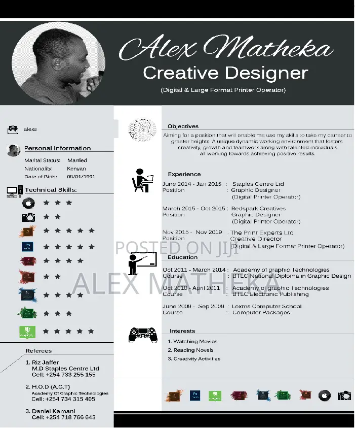 Graphic Designer Looking For A Graphic Design Job