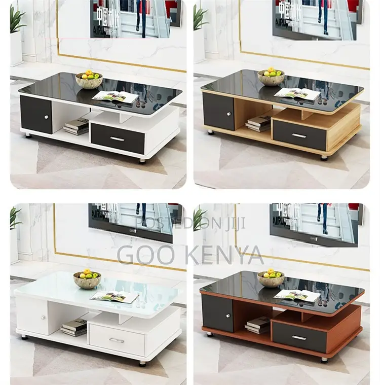 Home Table N Stand Set; Marble Coffee Table With Coordinated Tv Stand