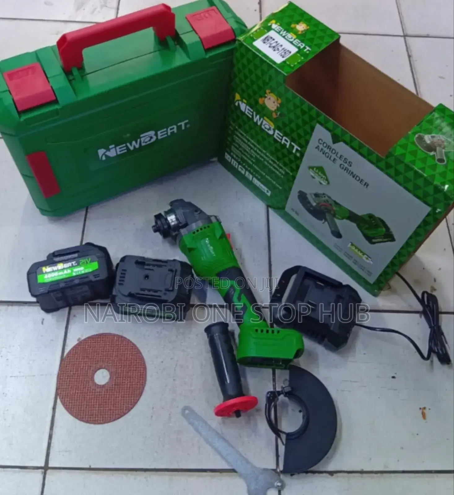 Newbeat 21v Cordless Angle Grinder
