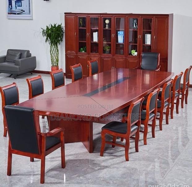 Office Furniture; {Modern Executive Office Conference Table} - thumbnail 2