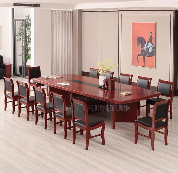 Office Furniture; {Modern Executive Office Conference Table} - thumbnail 5