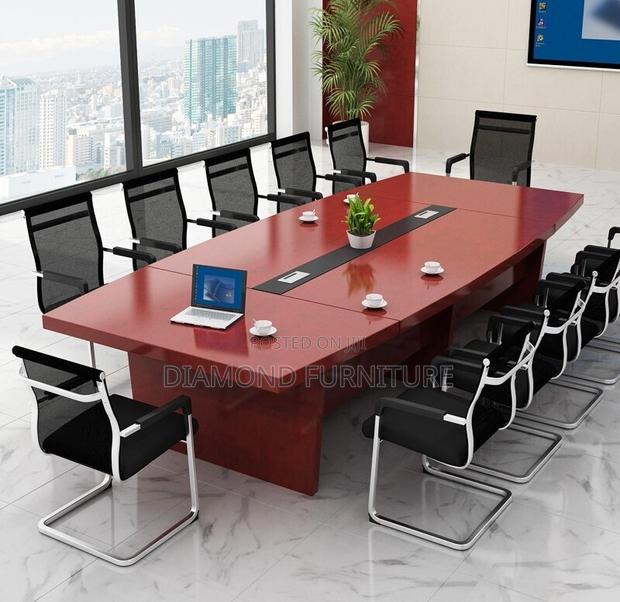 Office Furniture; {Modern Executive Office Conference Table} - thumbnail 4