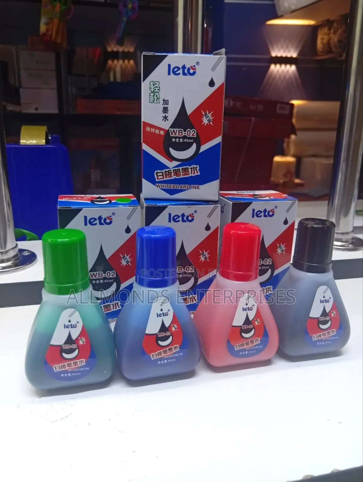 A Bottle of Leto Whiteboard Marker Ink- 45ml