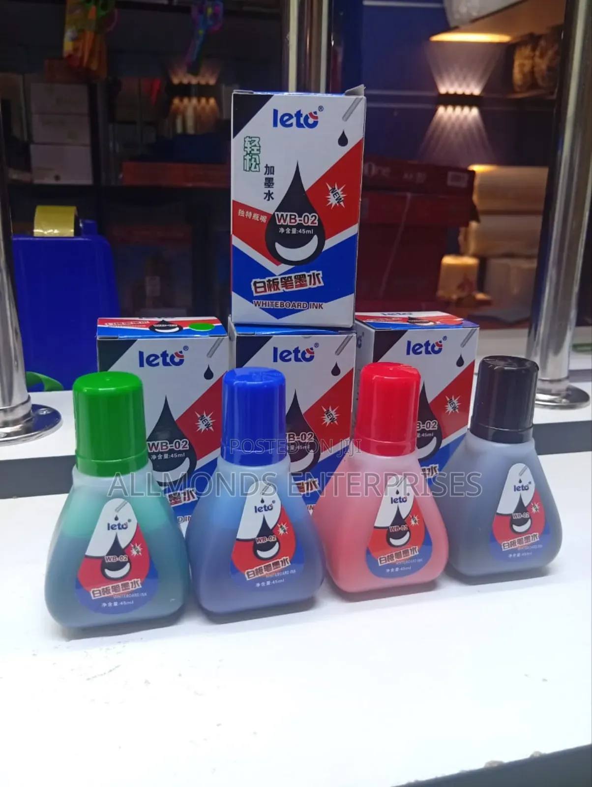 A Bottle of Leto Whiteboard Marker Ink- 45ml