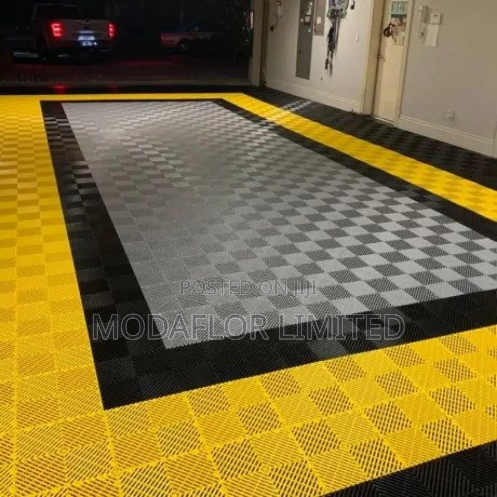 Premium Garage Mat for Car Parking – Anti-Slip Easy to Install 
