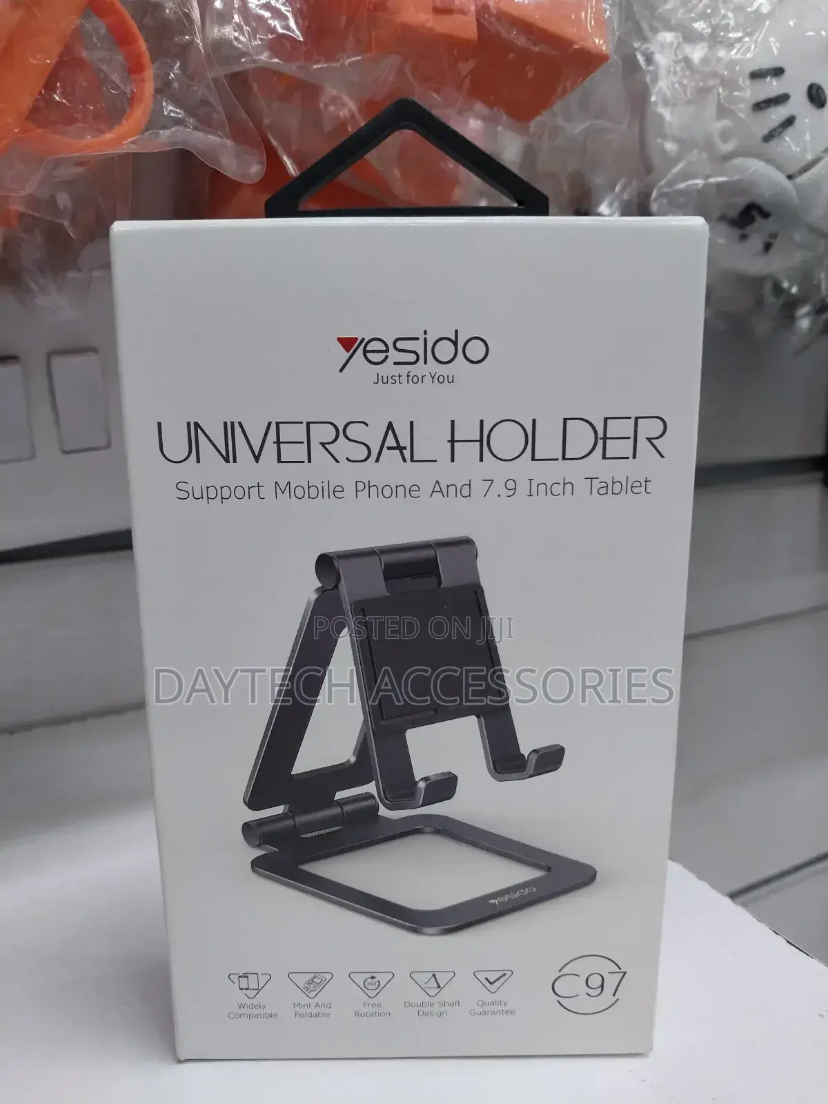 Yesido C97 360° Adjustable Table Desktop Phone Holder Aluminum Alloy
