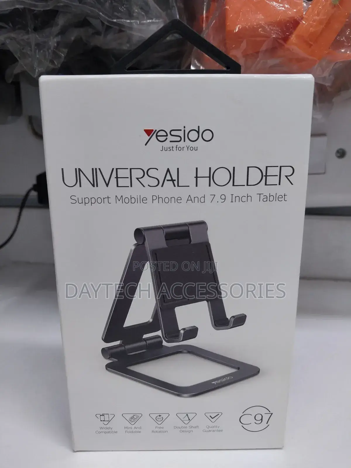 Yesido C97 360° Adjustable Table Desktop Phone Holder Aluminum Alloy