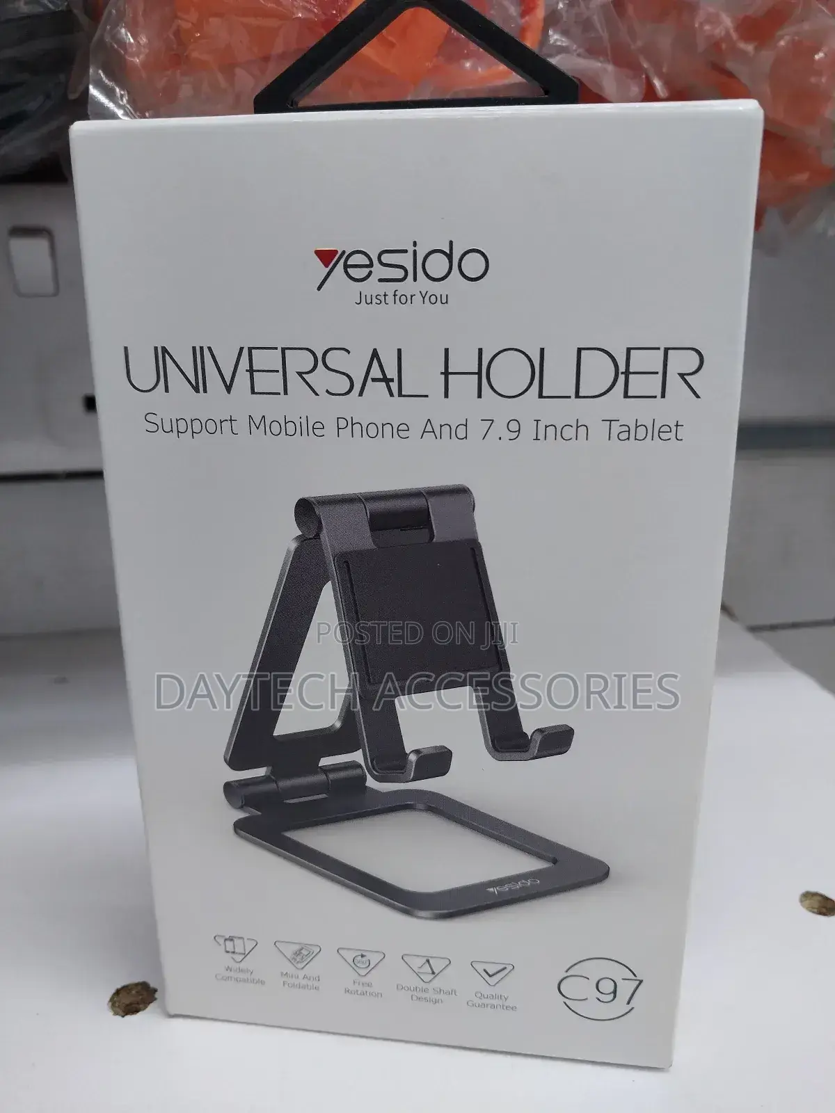 Yesido C97 360° Adjustable Table Desktop Phone Holder Aluminum Alloy